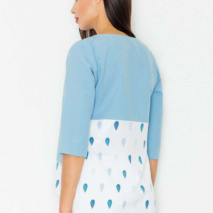 Elegant Loose-Fit 3/4 Sleeve Blouse - Find Your Ideal Size