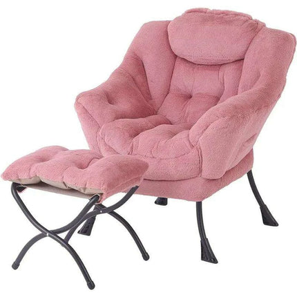Elegant Lounge Chair Ensemble with Ottoman and Storage Compartment - Très Elite