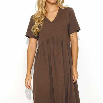 Elegant Macadamia All-Day Dress