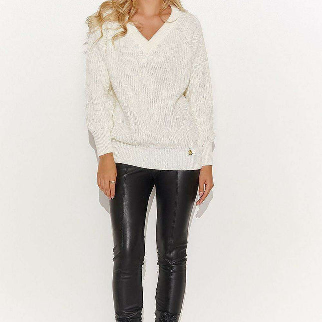 Elegant Macadamia Knit Jumper