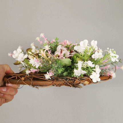 Elegant Mahogany Chrysanthemum Eucalyptus 3D Floral Wall Art