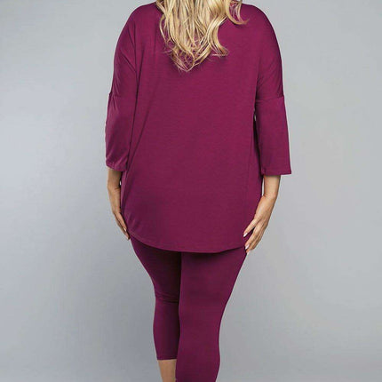 Elegant Mandala Print Italian Loungewear Set - Très Elite