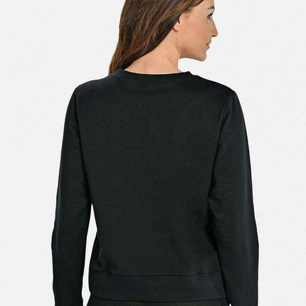 Elegant Maroon Women's Relaxed Fit Pullover Sweatshirt - Très Elite