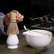 Elegant Matcha Tea Ceremony Set with Traditional Bowls, Whisk, and Accessories - Très Elite