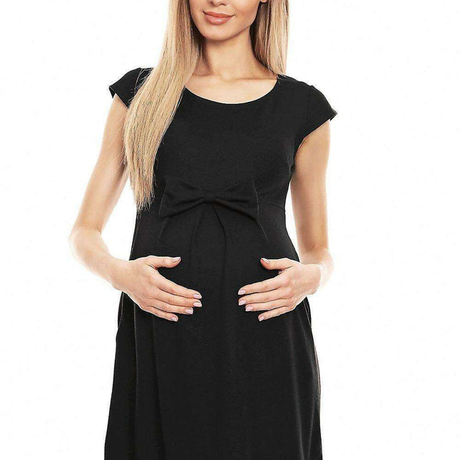 Elegant Maternity Flow Dress - Très Elite
