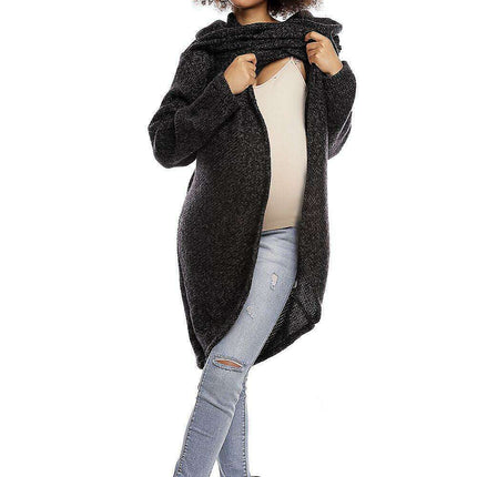 Elegant Maternity Knit Wrap - Cozy Style for Expecting Moms - Très Elite