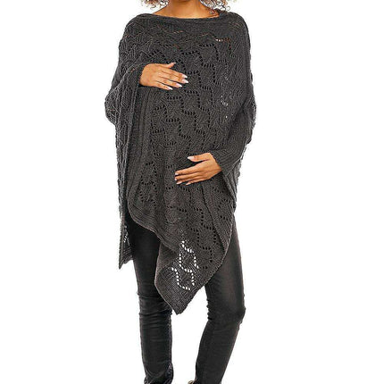 Elegant Maternity Poncho - Versatile Pregnancy Layer - Très Elite