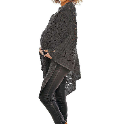 Elegant Maternity Poncho - Versatile Pregnancy Layer - Très Elite