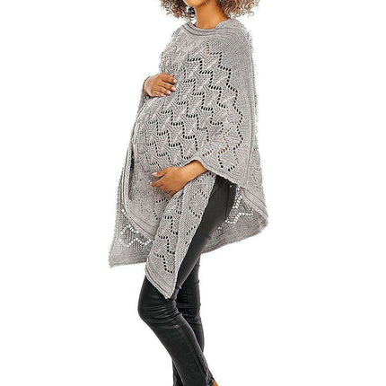 Elegant Maternity Poncho - Versatile Pregnancy Layer - Très Elite