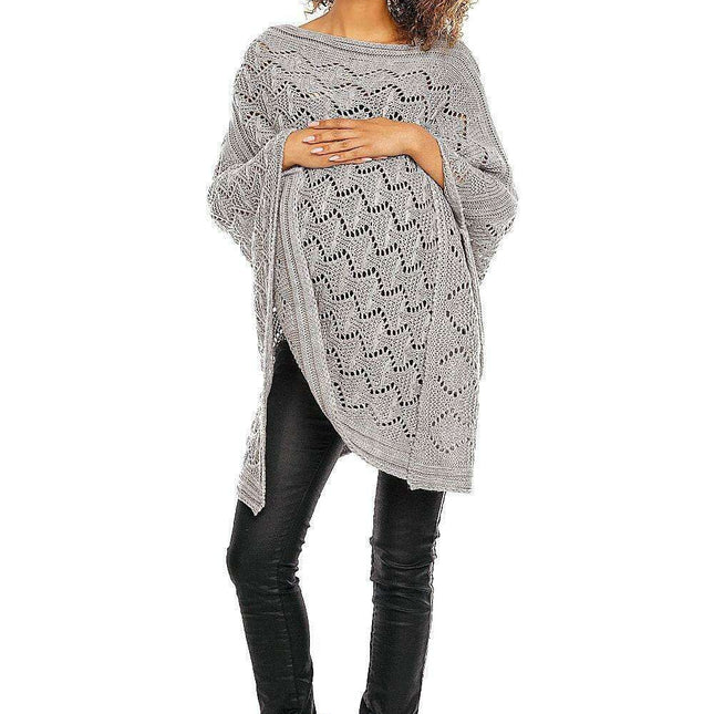 Elegant Maternity Poncho - Versatile Pregnancy Layer - Très Elite