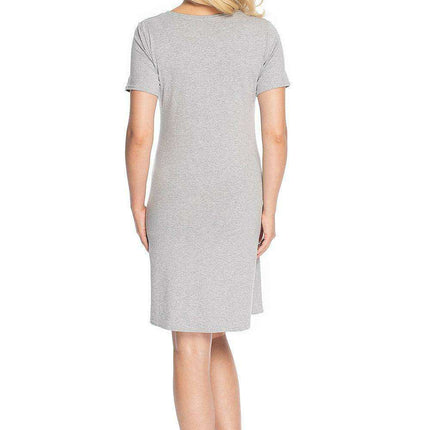 Elegant Maternity Sleepwear with Cute Baby Feet Print - Très Elite
