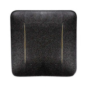 Elegant Matte Black and Gold Ceramic Dinnerware Collection - Essential Set for Upscale Dining Experiences - Très Elite