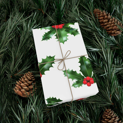 Elegant Matte & Satin Christmas Gift Wrapping Paper Set