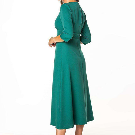 Elegant Maxi Dress with 3/4 Sleeves