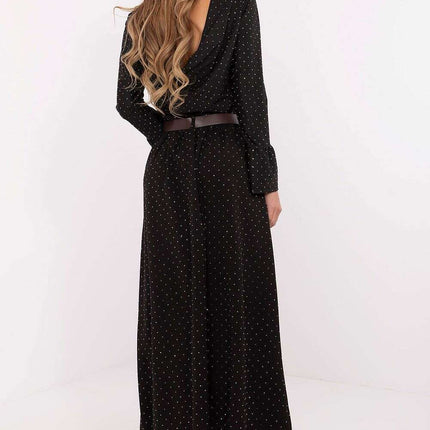 Elegant Maxi Skirt 203953 Versatile Work Formal Black - Très Elite