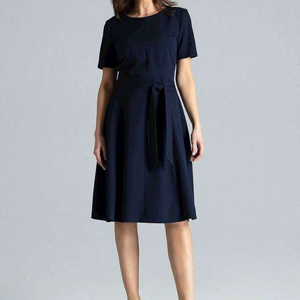 Elegant Midi Dress for Effortless Daytime Style by Lenitif - Très Elite