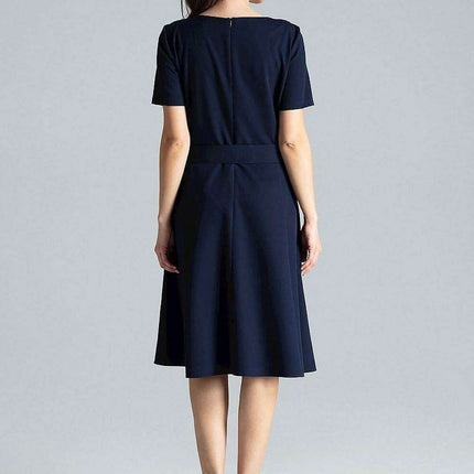 Elegant Midi Dress for Effortless Daytime Style by Lenitif - Très Elite