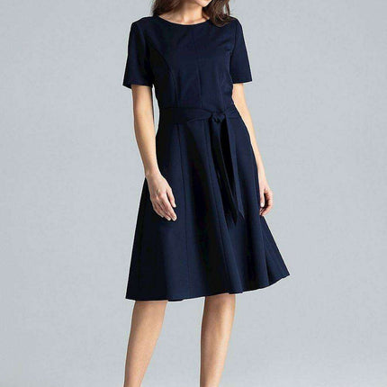 Elegant Midi Dress for Effortless Daytime Style by Lenitif - Très Elite