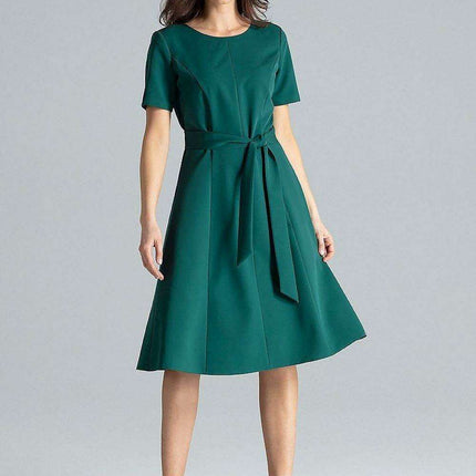 Elegant Midi Dress for Effortless Daytime Style by Lenitif - Très Elite
