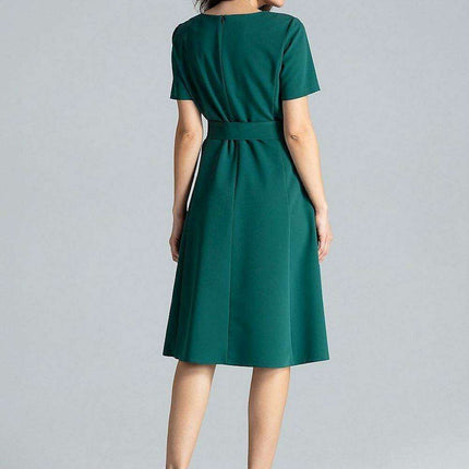 Elegant Midi Dress for Effortless Daytime Style by Lenitif - Très Elite