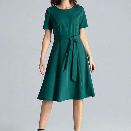 Elegant Midi Dress for Effortless Daytime Style by Lenitif - Très Elite