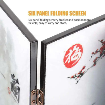Elegant Mini Chinese Folding Screen for Decorative Home Division - Très Elite