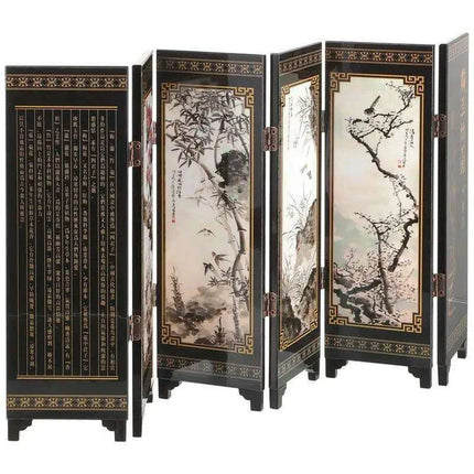 Elegant Mini Chinese Folding Screen for Decorative Home Division - Très Elite