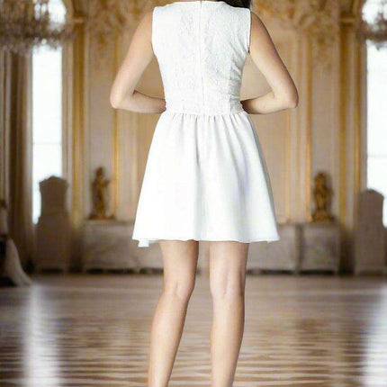 Elegant Minimalist Mini Dress - Made in Europe - Très Elite