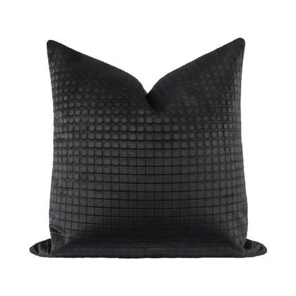 Elegant Moroccan Leather Cushion Cover Set - Artisan Crafted for Luxurious Decor