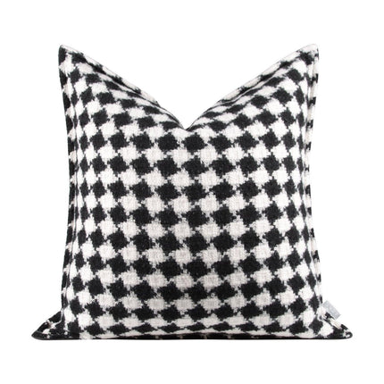 Elegant Moroccan Leather Cushion Cover Set - Artisan Crafted for Luxurious Decor