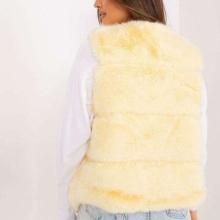 Elegant Multi-Pocket Faux Fur Vest for Every Event - Très Elite
