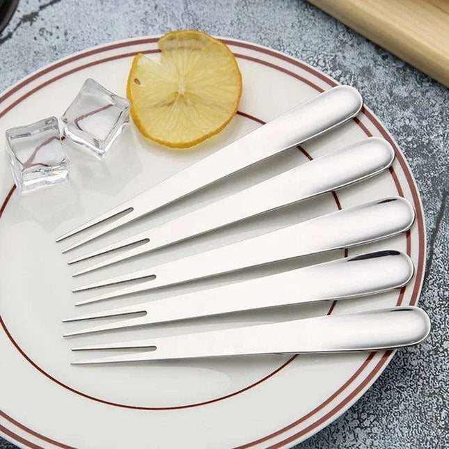 Elegant Multifunctional Dessert Spoon and Fork Set