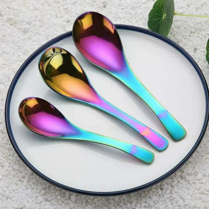 Elegant Multifunctional Japanese Stainless Steel Spoon for Soups, Desserts, and Beverages - Très Elite