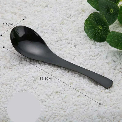 Elegant Multifunctional Japanese Stainless Steel Spoon for Soups, Desserts, and Beverages - Très Elite
