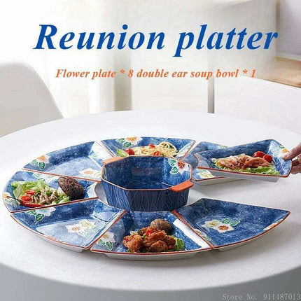 Elegant New Year's Eve Ceramic Dining Set for a Luxe Celebration - Très Elite