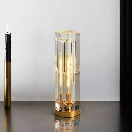 Elegant Nordic Crystal LED Desk Lamp - Adjustable Contemporary Lighting Fixture - Très Elite