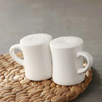 Elegant Nordic White Marble Spice Jar Collection for Chic Kitchen Organization - Très Elite