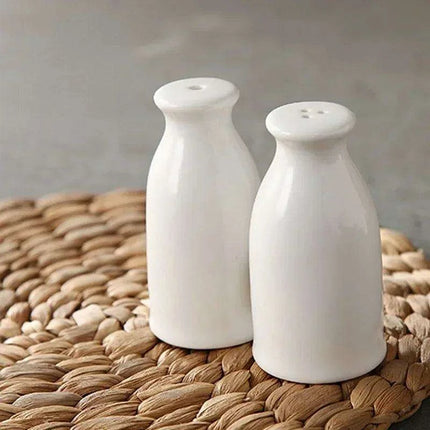 Elegant Nordic White Marble Spice Jar Collection for Chic Kitchen Organization - Très Elite