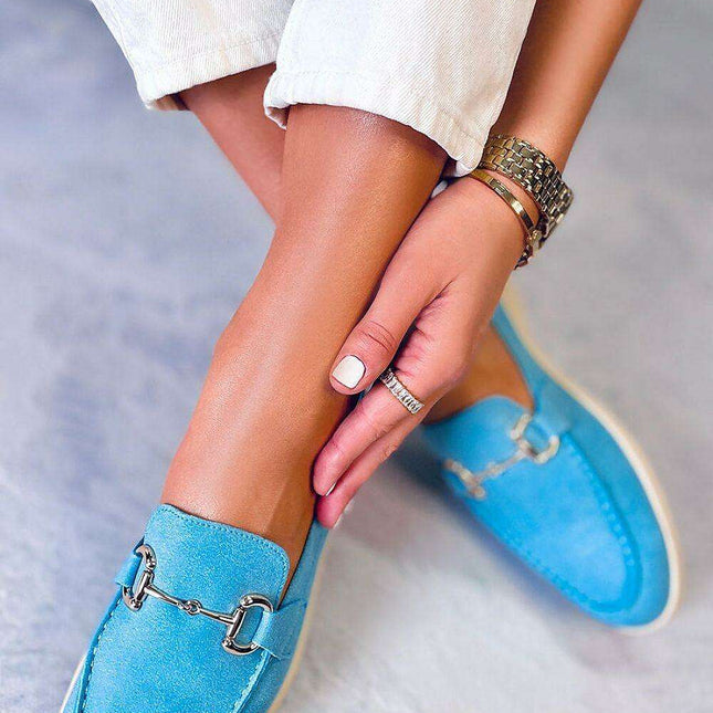 Elegant Nubuck Moccasins for Everyday Style - Model 176053