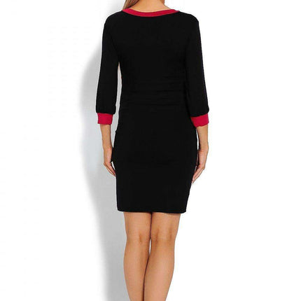 Elegant Nursing Access Maternity Sleep Dress with Peekaboo Bow - Très Elite