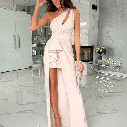 Elegant Off-Shoulder Evening Gown for Women - Très Elite