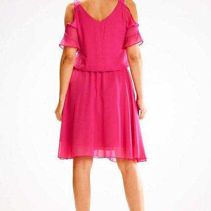 Elegant Off-Shoulder Spanish Trapeze Dress - Très Elite