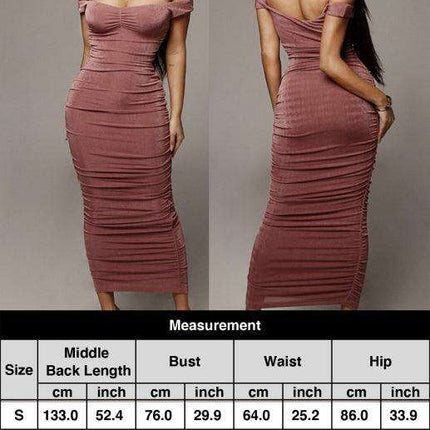 Elegant Off-the-Shoulder Pleated Mini Dress for Trendy Occasions - Très Elite