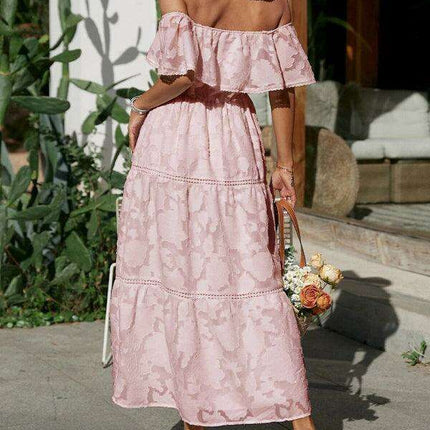 Elegant One-Shoulder High-Waisted Cocktail Dress - Très Elite