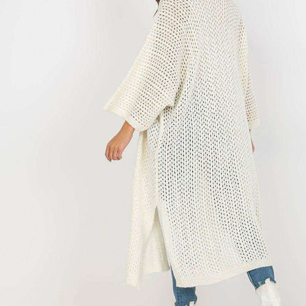 Elegant Openwork Knit Cardigan for All-Day Comfort - Très Elite