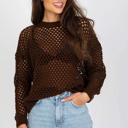 Elegant Openwork Summer Sweater - Très Elite