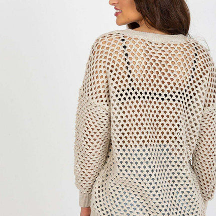 Elegant Openwork Summer Sweater - Très Elite
