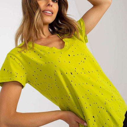 Elegant Openwork Summer T-Shirt - Très Elite