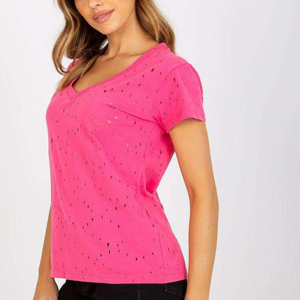 Elegant Openwork Summer T-Shirt - Très Elite