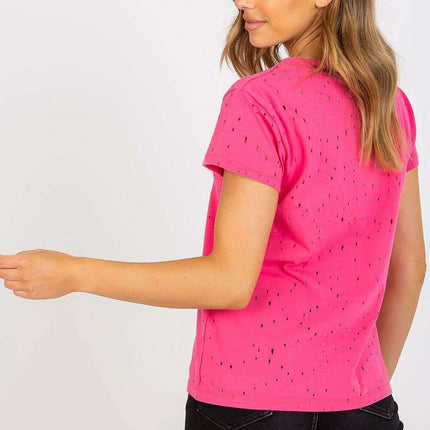 Elegant Openwork Summer T-Shirt - Très Elite